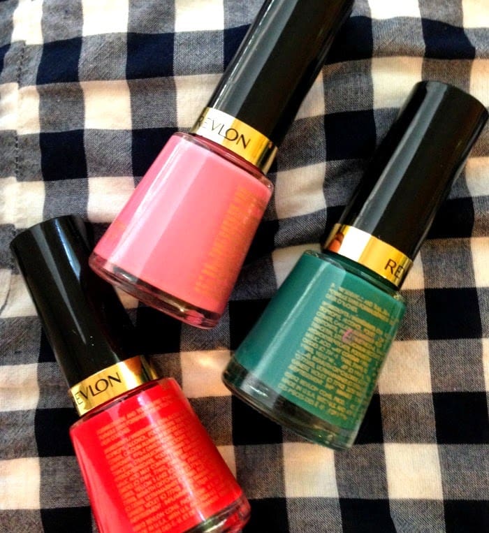 The Best of Spring Nail Trends: Pink, Proper, & Floral Revlon Nail Design from Walgreens Floral Spring Nail Trends featuring Revlon's Bubbly, Fearless, and Trendy shades