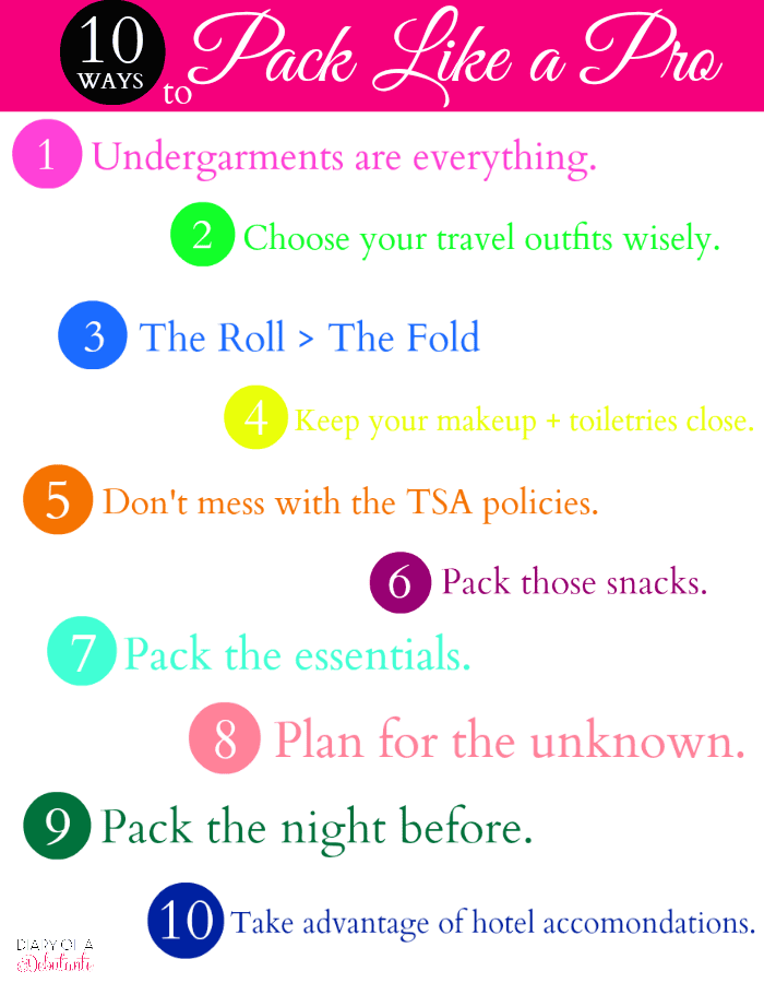 ten summer vacation packing tips for maximizing space and minimizing frustration