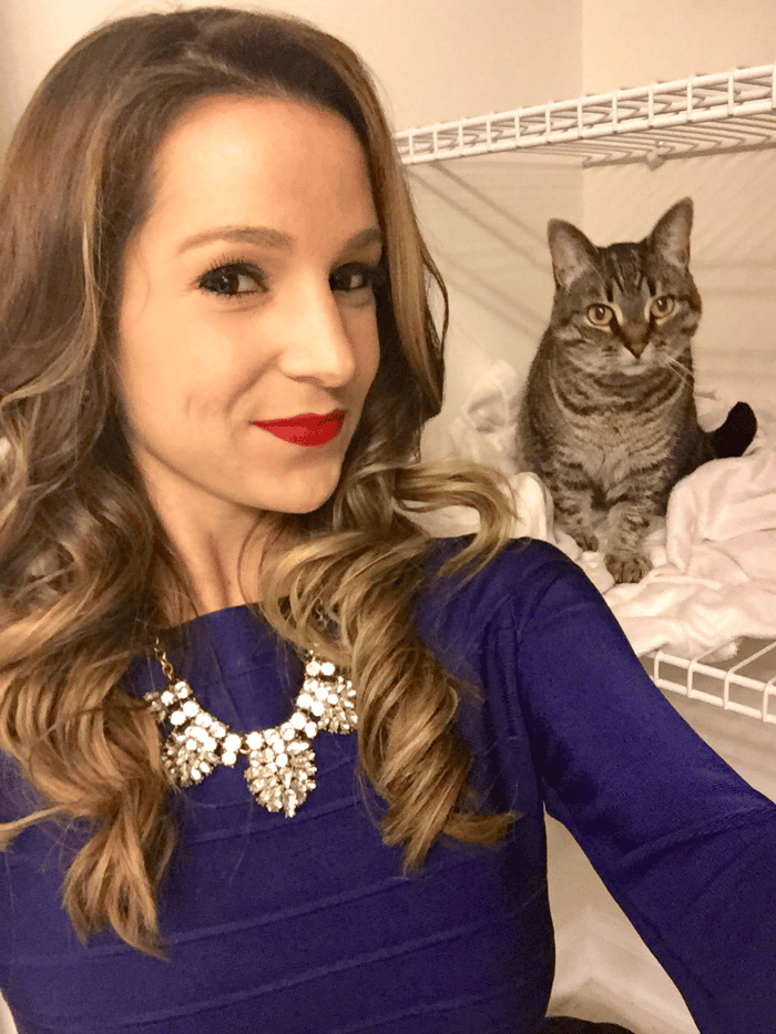 NYE Kitten Selfie! New Year's, 2015, Washington DC, Middleburg, Virginia, The Kewl Shop, Bandage Dress