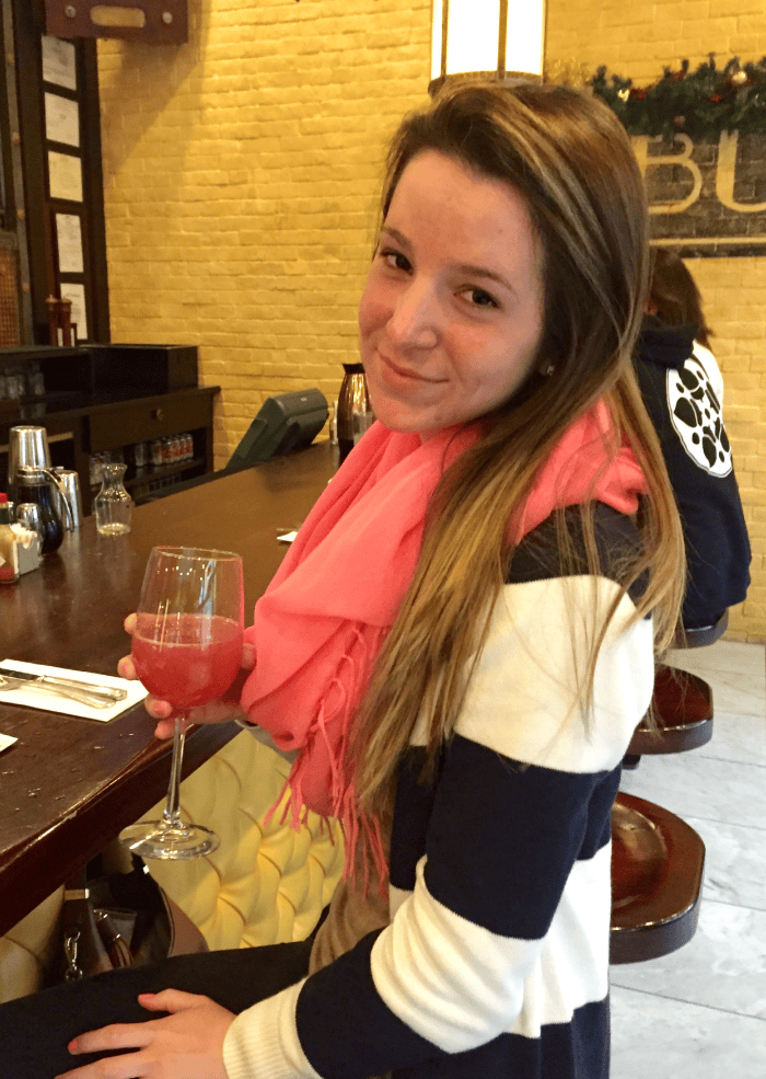 Pomegranate grapefruit mimosas at Ted's Bulletin New Year's, 2015, Washington DC, Middleburg, Virginia, Ted's Bulletin, Reston Town Center
