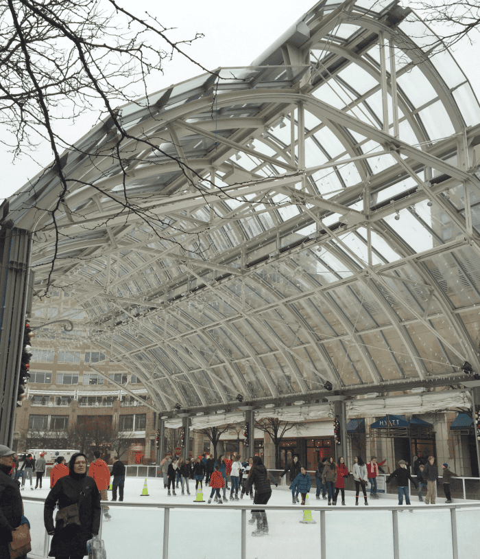 Reston Town Center Ice Skating Rink New Year's, 2015, Washington DC, Middleburg, Virginia, Reston Town Center