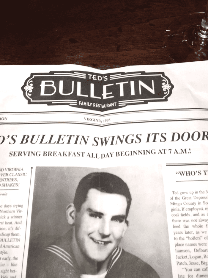 Ted's Bulletin at Reston Town Center New Year's, 2015, Washington DC, Middleburg, Virginia, Ted's Bulletin, Reston Town Center