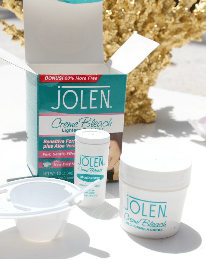 Bleach to Bare: Jolen Hair Remover Kit and Creme Bleach Review and Giveaway Jolen