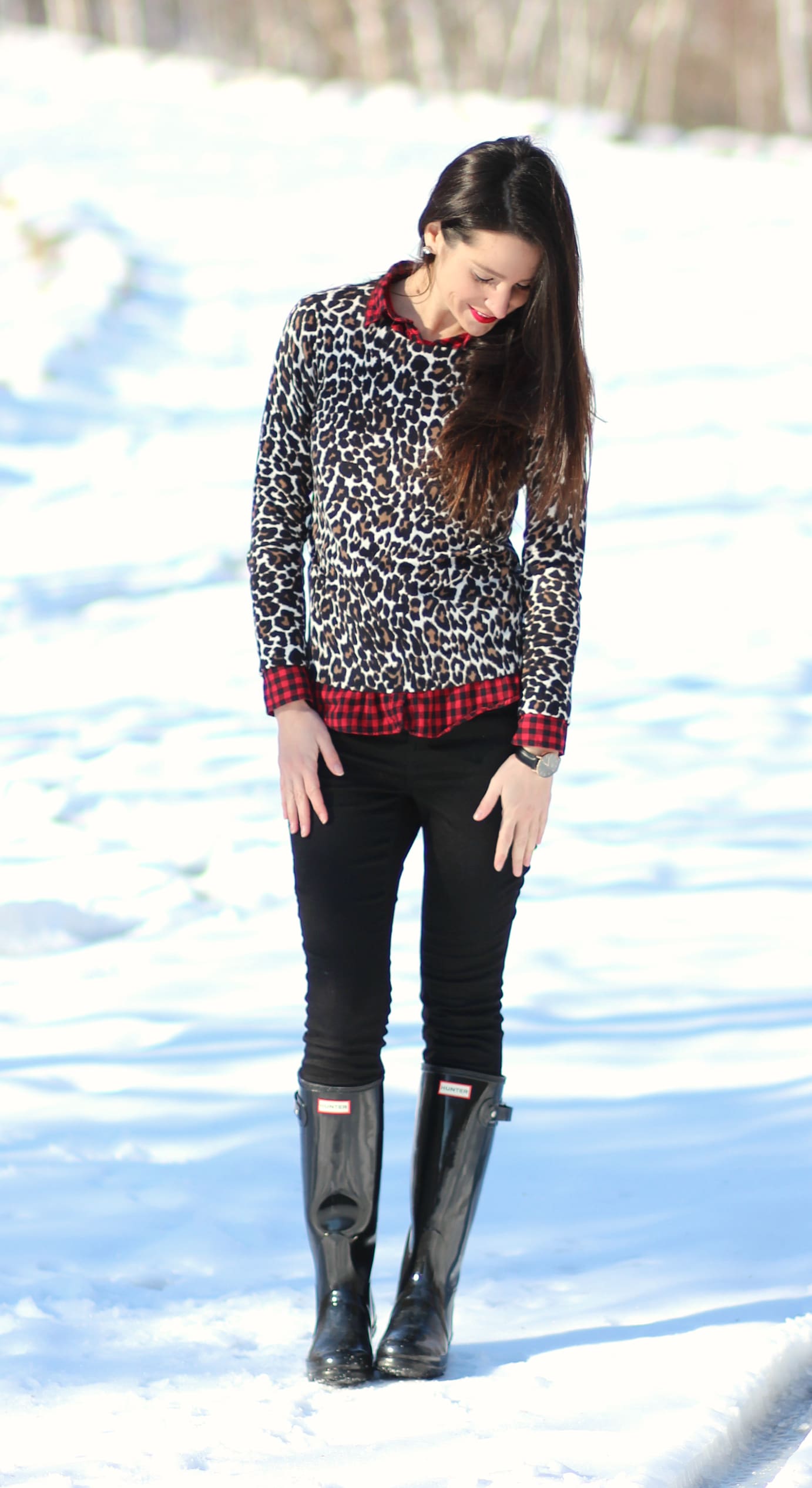 J.Crew Factory Leopard Crewneck Sweater