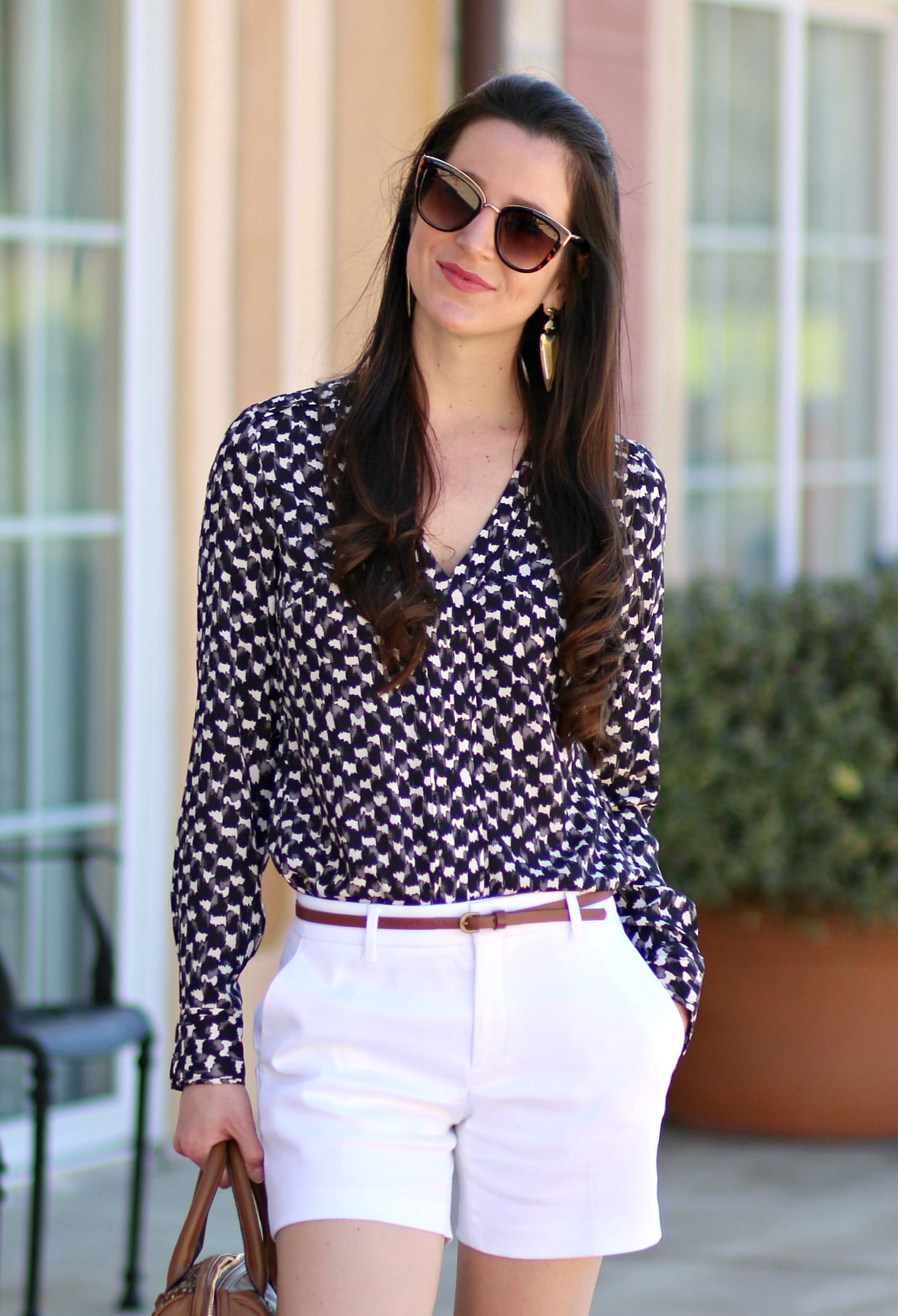 A versatile work top from Banana Republic that can be dressed up with jeans and heels or down with shorts and cute ballet flats
