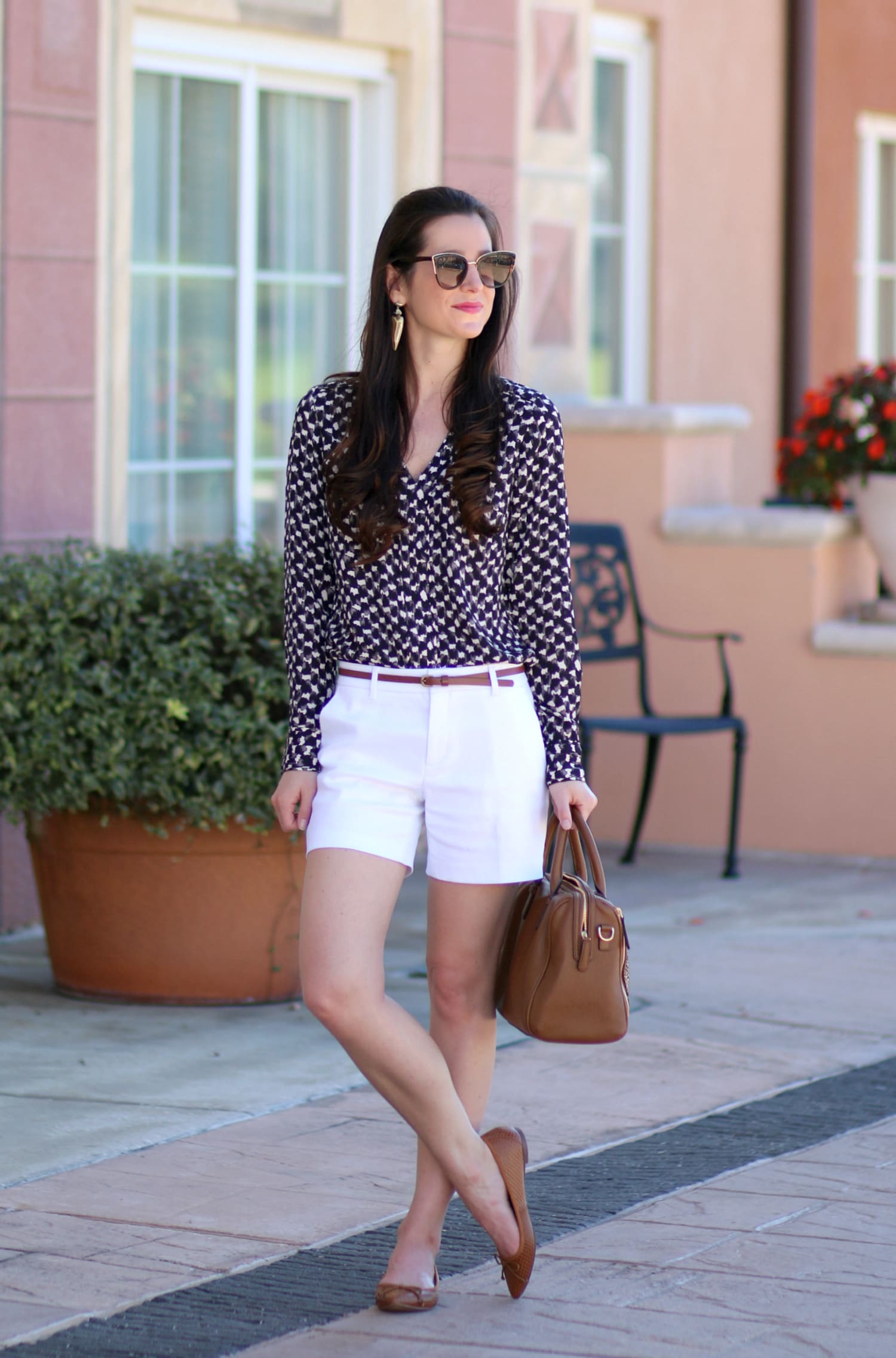 A versatile work top from Banana Republic that can be dressed up with jeans and heels or down with shorts and cute ballet flats