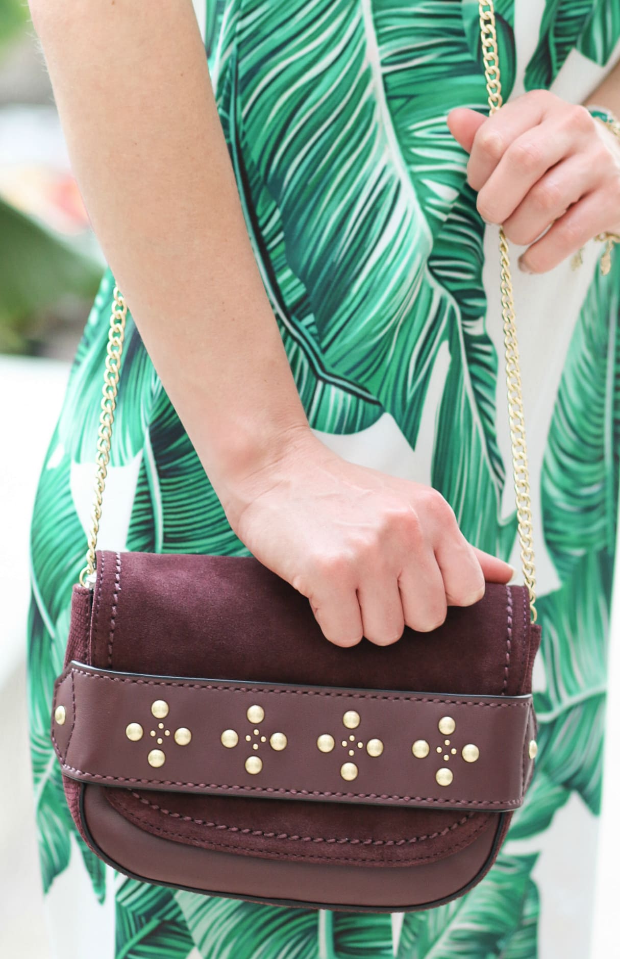 How to Add Volume to Second Day Hair + SheIn Palm Print Shift Dress