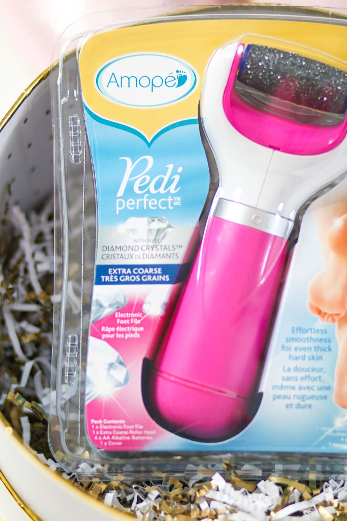 DIY spa gift basket consisting of 12 self care gift ideas she's guaranteed to love, including the Amope Pedi Perfect Foot File, by southern blogger Stephanie Ziajka from Diary of a Debutante DIY spa gift basket consisting of 12 self care gift ideas she's guaranteed to love, including the Amope Pedi Perfect Foot File, by southern blogger Stephanie Ziajka from Diary of a Debutante