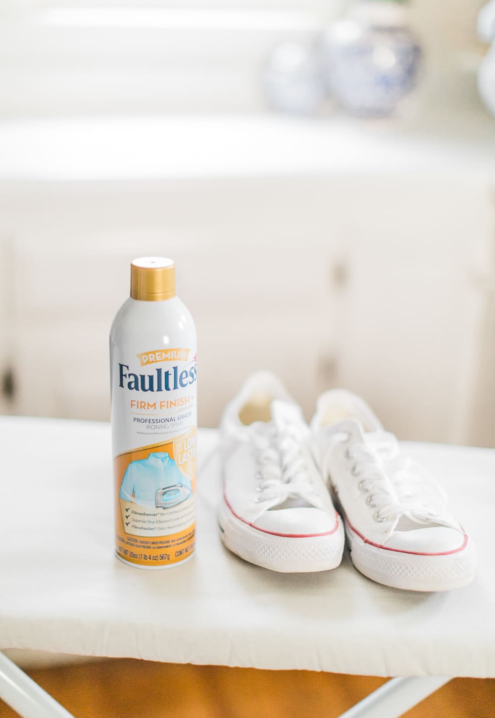 how to use starch spray, how to use spray starch, how does spray starch work, Niagara Faultless Premium Starch spray uses, How to Use Starch Spray + 5 Must-Know Budget-Friendly Clothing Hacks by affordable fashion blogger Stephanie Ziajka from Diary of a Debutante