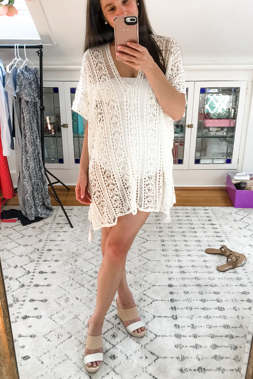 Slit White Wander Agio Net Cover-Up on Amazon, Amazon Summer Try-On Haul and Style Picks by popular affordable fashion blogger Stephanie Ziajka from Diary of a Debutante Slit White Wander Agio Net Cover-Up on Amazon, Amazon Summer Try-On Haul and Style Picks by popular affordable fashion blogger Stephanie Ziajka from Diary of a Debutante