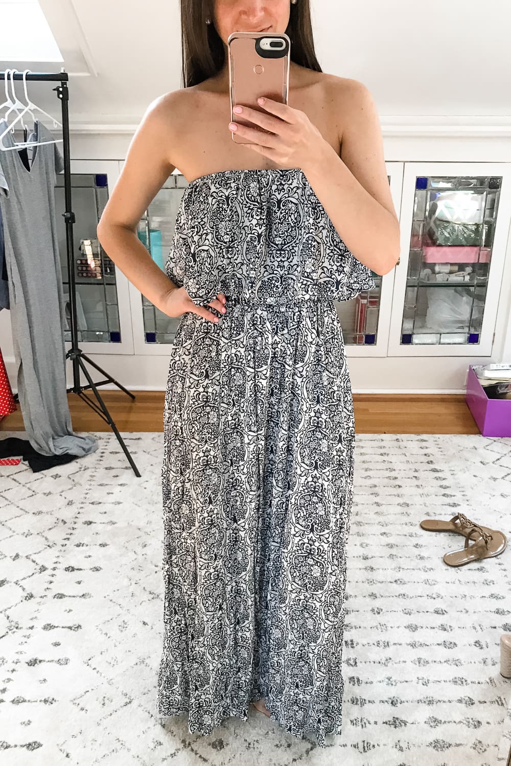 Blue and White Yidarton Boho Maxi Dress on Amazon, Amazon Summer Try-On Haul and Style Picks by popular affordable fashion blogger Stephanie Ziajka from Diary of a Debutante Blue and White Yidarton Boho Maxi Dress on Amazon, Amazon Summer Try-On Haul and Style Picks by popular affordable fashion blogger Stephanie Ziajka from Diary of a Debutante