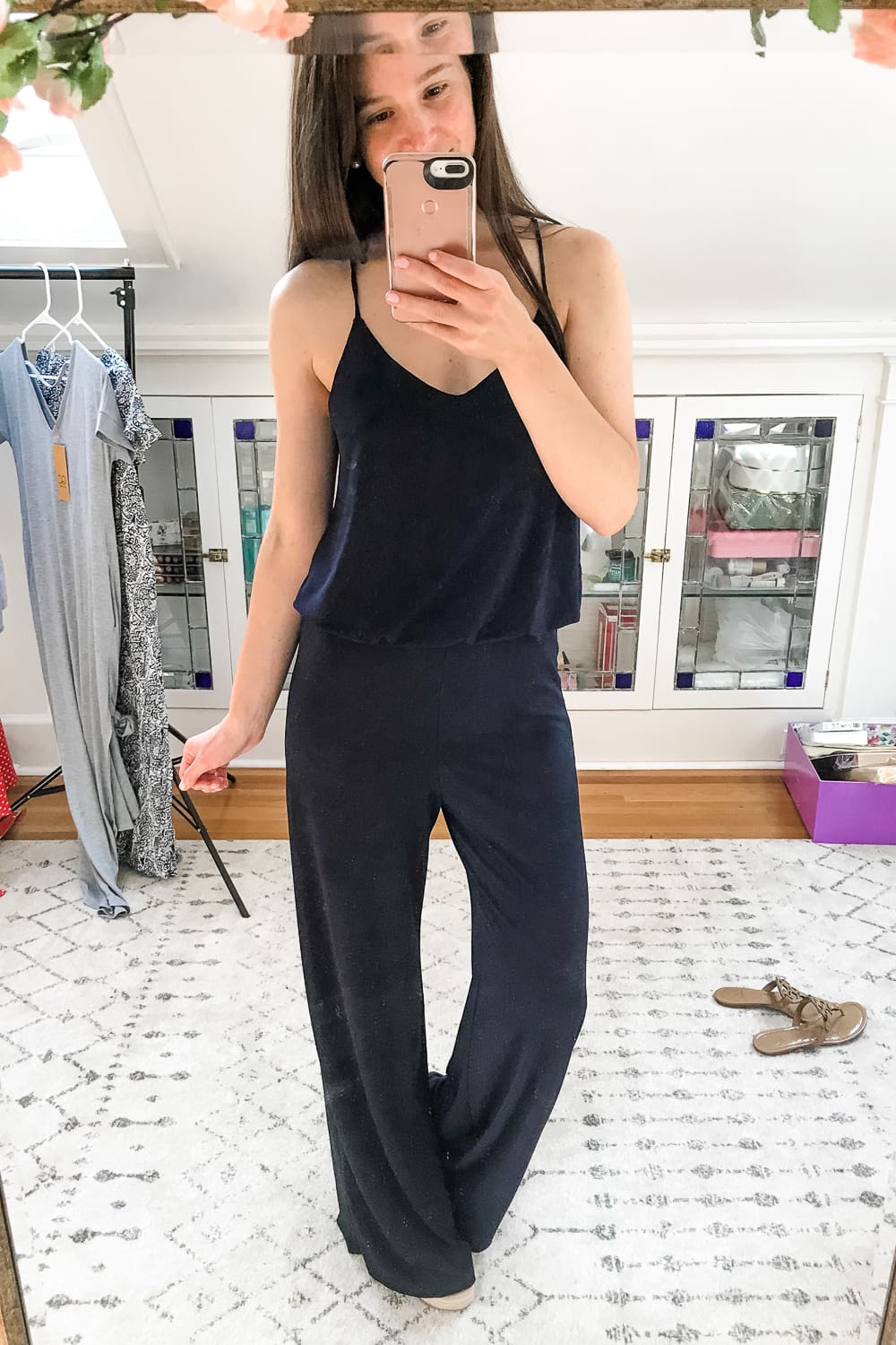 Navy Urban K Racer Back Jumpsuit on Amazon, Amazon Summer Try-On Haul and Style Picks by popular affordable fashion blogger Stephanie Ziajka from Diary of a Debutante Navy Urban K Racer Back Jumpsuit on Amazon, Amazon Summer Try-On Haul and Style Picks by popular affordable fashion blogger Stephanie Ziajka from Diary of a Debutante