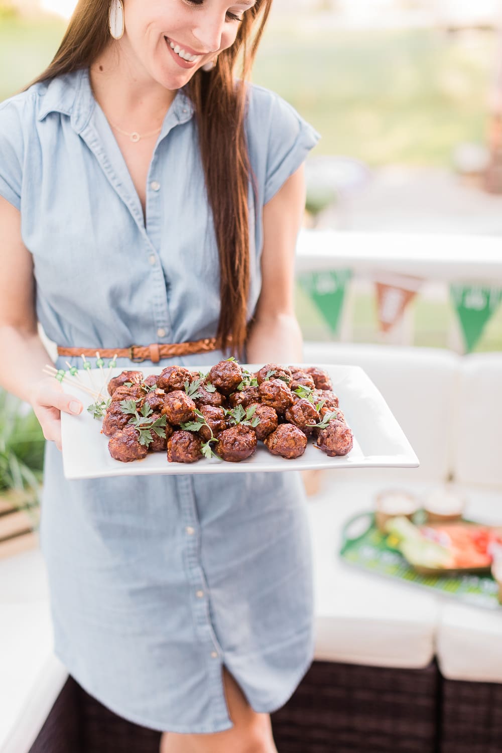 Best Game Day Meatballs for a Crowd by Missouri blogger Stephanie Ziajka from Diary of a Debutante, sweet and spicy football meatballs, meatballs for a crowd, healthy beef meatball recipe, how to make meatballs with barbecue sauce Best Game Day Meatballs for a Crowd by Missouri blogger Stephanie Ziajka from Diary of a Debutante, sweet and spicy football meatballs, meatballs for a crowd, healthy beef meatball recipe, how to make meatballs with barbecue sauce