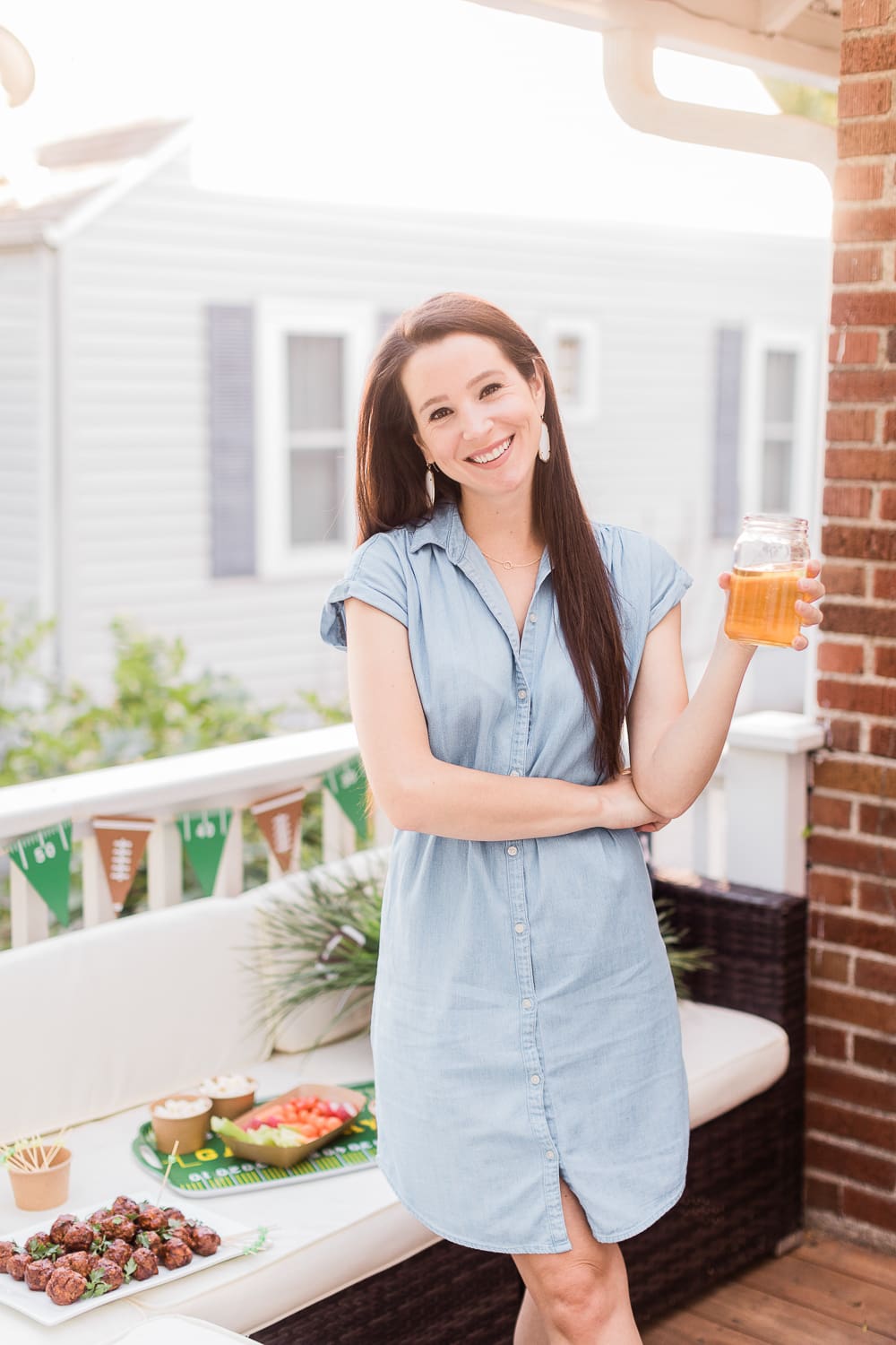 Blogger Stephanie Ziajka shares one of her favorite easy game day appetizers on Diary of a Debutante Blogger Stephanie Ziajka shares one of her favorite easy game day appetizers on Diary of a Debutante