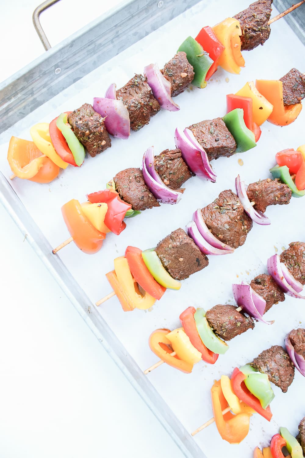 Baked shish kabob recipe adapted from The Food Network by blogger Stephanie Ziajka on Diary of a Debutante Baked shish kabob recipe adapted from The Food Network by blogger Stephanie Ziajka on Diary of a Debutante