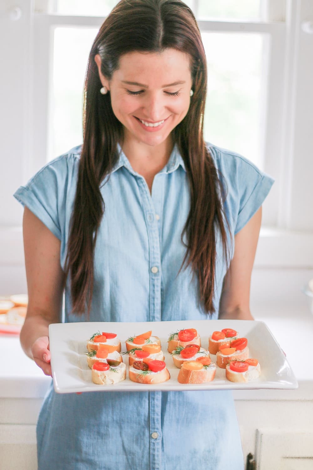 Southern lifestyle blogger Stephanie Ziajka shares one of her favorite crostini recipes with goat cheese and tomatoes on Diary of a Debutante Southern lifestyle blogger Stephanie Ziajka shares one of her favorite crostini recipes with goat cheese and tomatoes on Diary of a Debutante