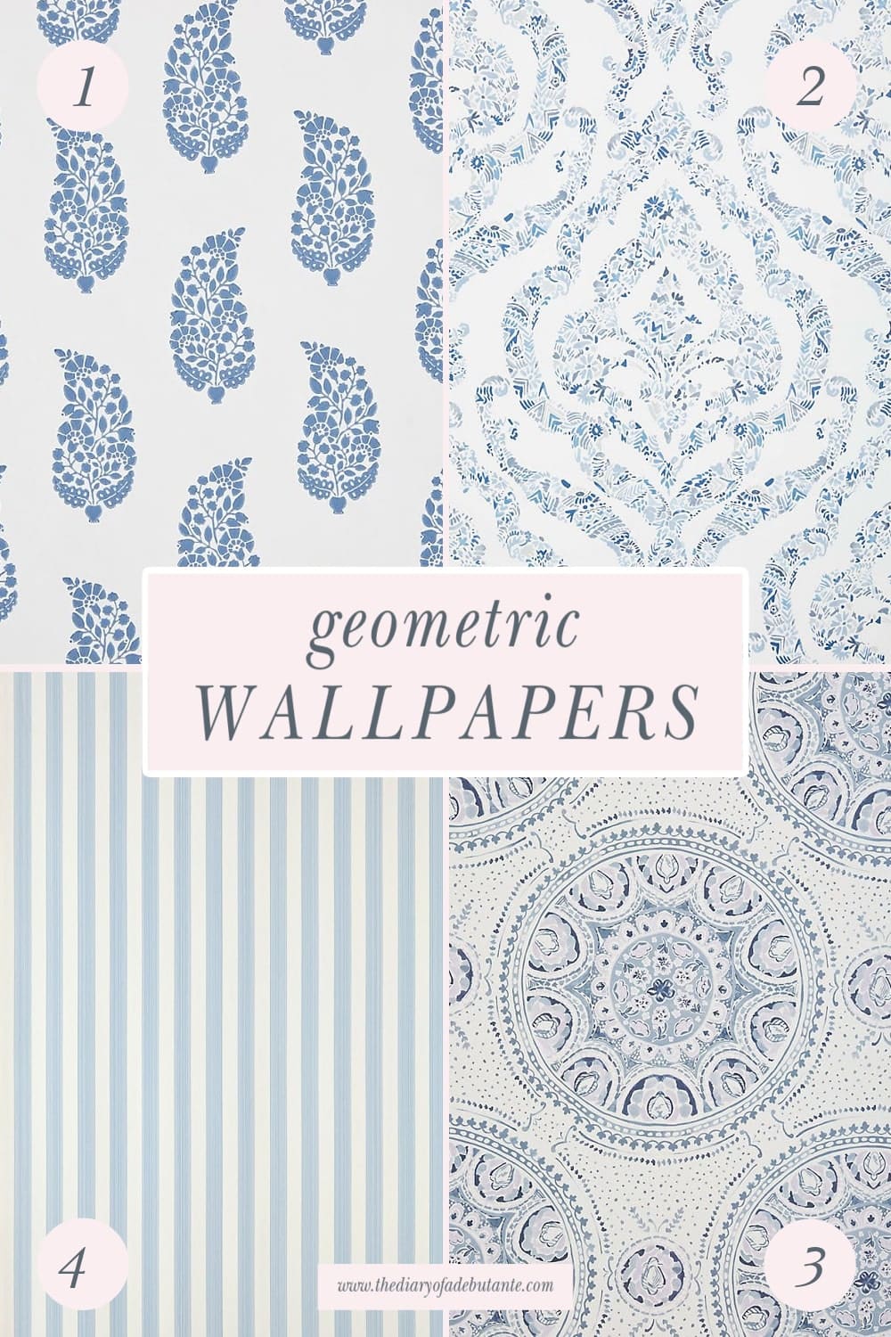 Blogger Stephanie Ziajka shares ideas for how to choose wallpaper for living room on Diary of a Debutante Blogger Stephanie Ziajka shares ideas for how to choose wallpaper for living room on Diary of a Debutante