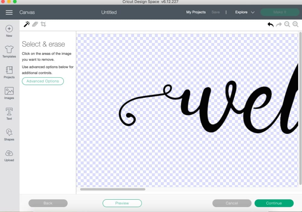 Step two of how to upload your own graphics into Cricut Design Space from DIY blogger Stephanie Ziajka on Diary of a Debutante Step two of how to upload your own graphics into Cricut Design Space from DIY blogger Stephanie Ziajka on Diary of a Debutante