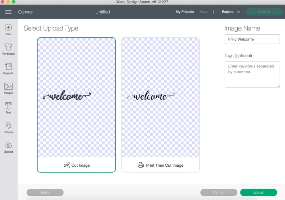 Step three of how to create your own graphics for Cricut Design Space from DIY blogger Stephanie Ziajka on Diary of a Debutante Step three of how to create your own graphics for Cricut Design Space from DIY blogger Stephanie Ziajka on Diary of a Debutante