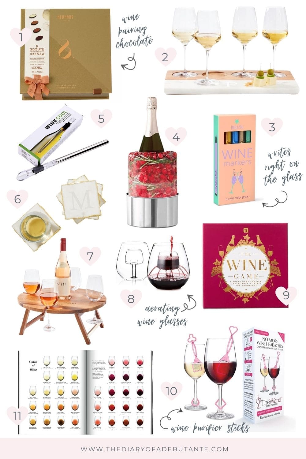 Inexpensive gift ideas for wine lovers rounded up by blogger Stephanie Ziajka on Diary of a Debutante Inexpensive gift ideas for wine lovers rounded up by blogger Stephanie Ziajka on Diary of a Debutante