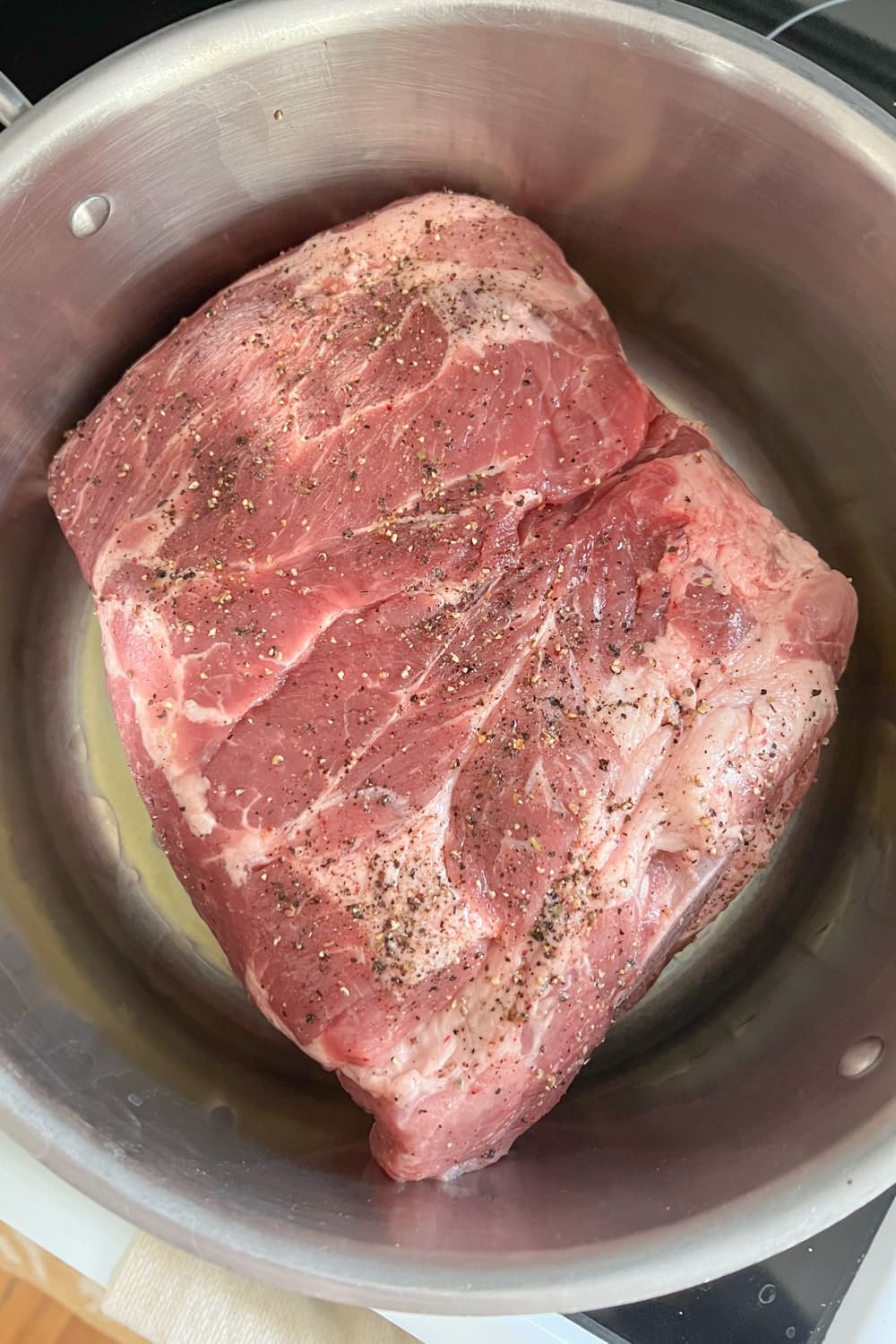 Step 1 of blogger Stephanie Ziajka's crock pot sliders recipe on Diary of a Debutante Step 1 of blogger Stephanie Ziajka's crock pot sliders recipe on Diary of a Debutante