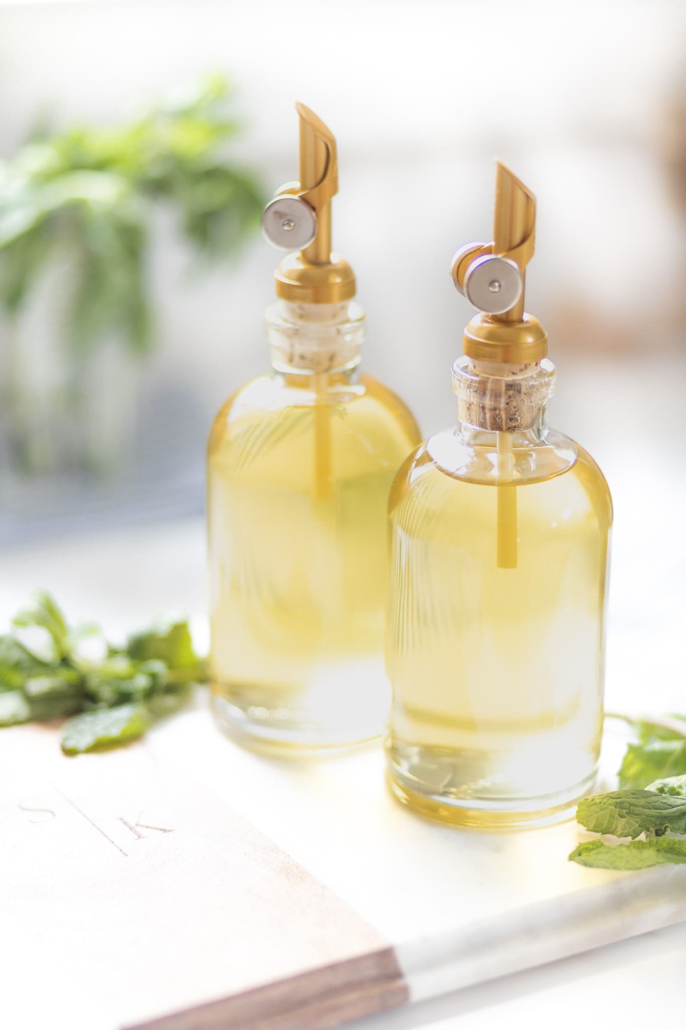 Blogger Stephanie Ziajka shares how to use mint simple syrup on Diary of a Debutante Blogger Stephanie Ziajka shares how to use mint simple syrup on Diary of a Debutante