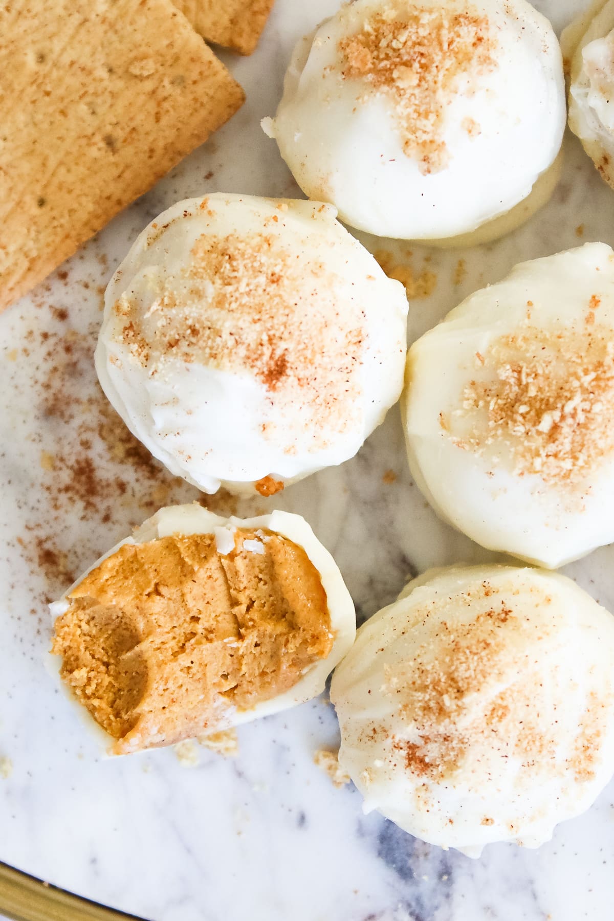Pumpkin pie truffles recipe by southern blogger Stephanie Ziajka on Diary of a Debutante Pumpkin pie truffles recipe by southern blogger Stephanie Ziajka on Diary of a Debutante