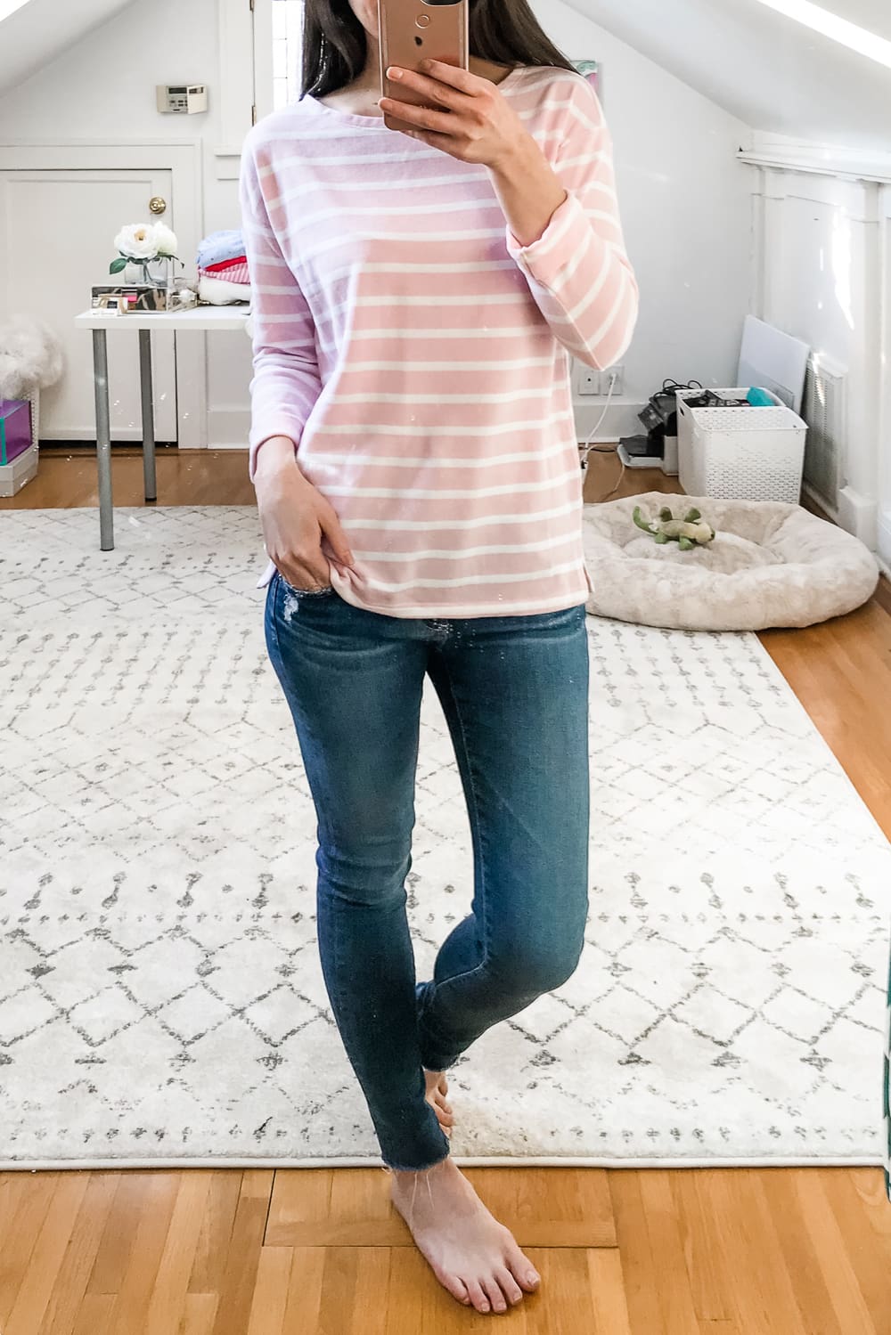 Old Navy Relaxed French-Terry Tee, Old Navy Try-On Haul: Best of Spring 2019 by Stephanie Ziajka from the popular affordable fashion blog Diary of a Debutante, Old Navy Spring 2019 Try-On Haul, Spring Try-On Haul Old Navy Relaxed French-Terry Tee, Old Navy Try-On Haul: Best of Spring 2019 by Stephanie Ziajka from the popular affordable fashion blog Diary of a Debutante, Old Navy Spring 2019 Try-On Haul, Spring Try-On Haul