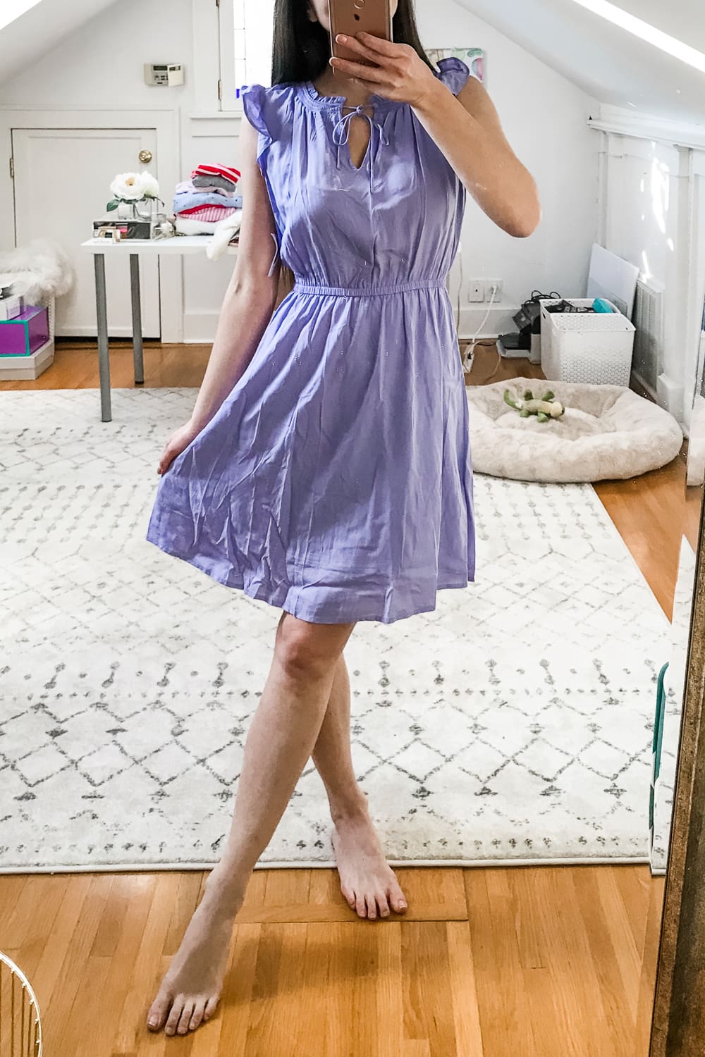 Old Navy Waist-Defined Flutter-Sleeve Dress, Old Navy Try-On Haul: Best of Spring 2019 by Stephanie Ziajka from the popular affordable fashion blog Diary of a Debutante, Old Navy Spring 2019 Try-On Haul, Spring Try-On Haul Old Navy Waist-Defined Flutter-Sleeve Dress, Old Navy Try-On Haul: Best of Spring 2019 by Stephanie Ziajka from the popular affordable fashion blog Diary of a Debutante, Old Navy Spring 2019 Try-On Haul, Spring Try-On Haul
