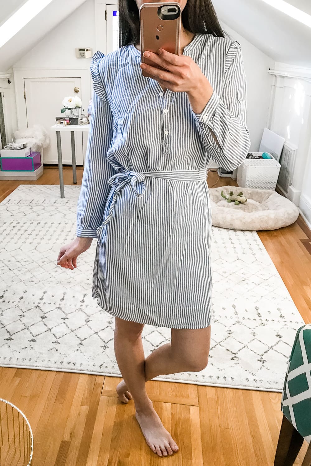 Old Navy Tie-Belt Ruffle-Trim Shirt Dress, Old Navy Try-On Haul: Best of Spring 2019 by Stephanie Ziajka from the popular affordable fashion blog Diary of a Debutante, Old Navy Spring 2019 Try-On Haul, Spring Try-On Haul Old Navy Tie-Belt Ruffle-Trim Shirt Dress, Old Navy Try-On Haul: Best of Spring 2019 by Stephanie Ziajka from the popular affordable fashion blog Diary of a Debutante, Old Navy Spring 2019 Try-On Haul, Spring Try-On Haul