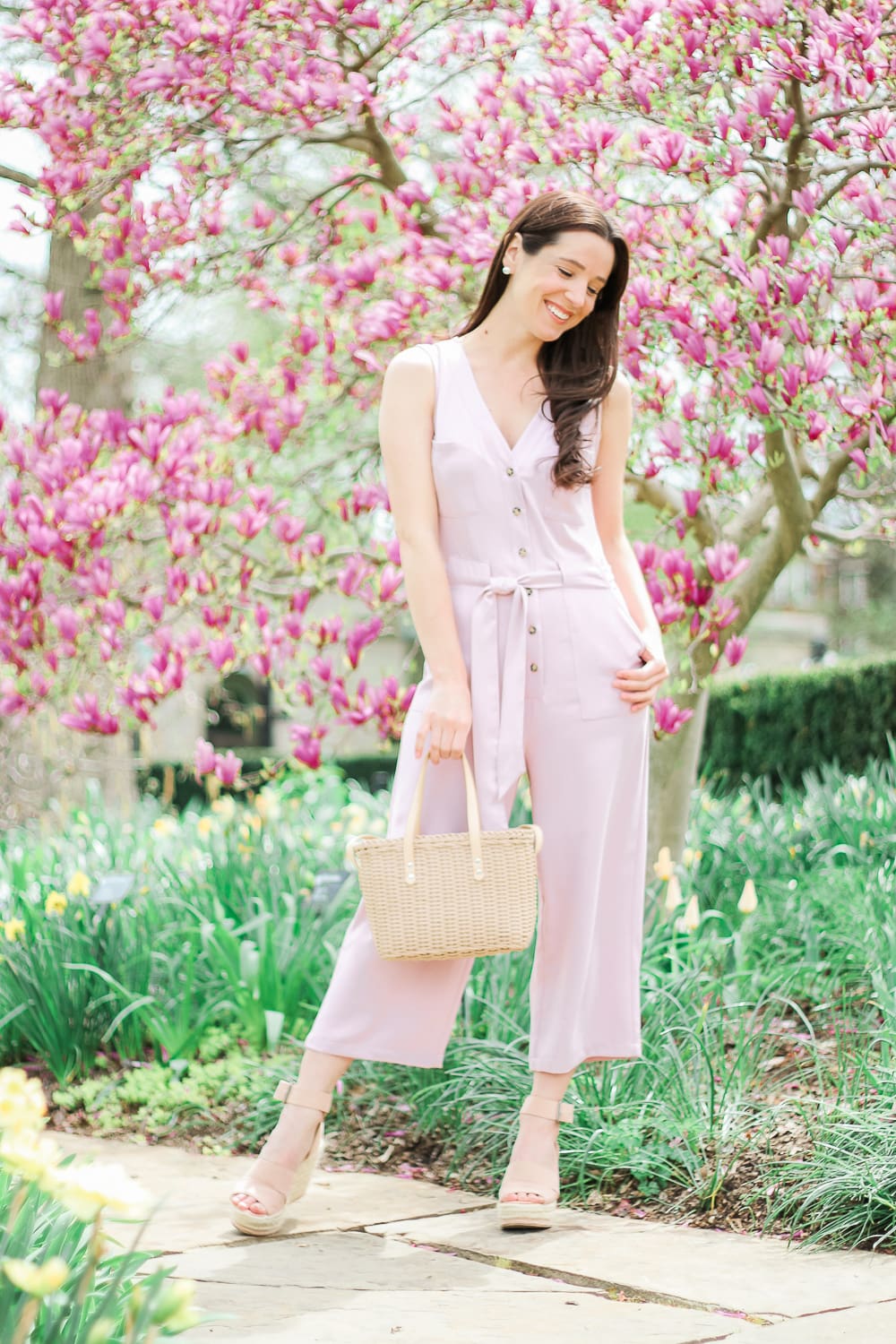 Target Spring Shopping Haul: Top Fashion and Beauty Finds by affordable fashion blogger Stephanie Ziajka from Diary of a Debutante, Target A New Day Sleeveless V-Neck Button Front Jumper, Who What Wear Basket Crossbody Bag, Women's Caroline Microsuede Ankle Strap Espadrille Wedge Target Spring Shopping Haul: Top Fashion and Beauty Finds by affordable fashion blogger Stephanie Ziajka from Diary of a Debutante, Target A New Day Sleeveless V-Neck Button Front Jumper, Who What Wear Basket Crossbody Bag, Women's Caroline Microsuede Ankle Strap Espadrille Wedge