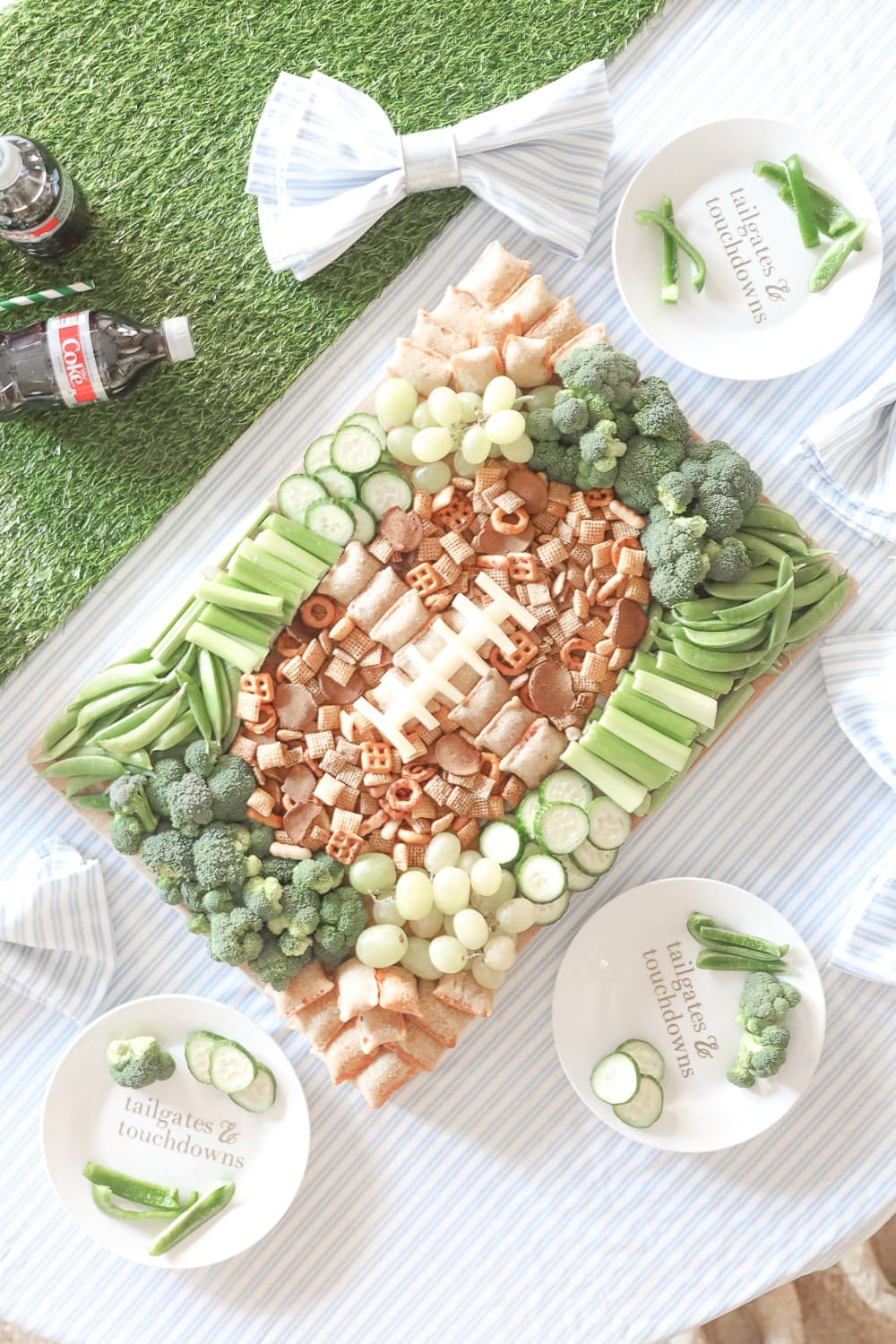 Game Day snack board created by blogger Stephanie Ziajka on Diary of a Debutante Game Day snack board created by blogger Stephanie Ziajka on Diary of a Debutante