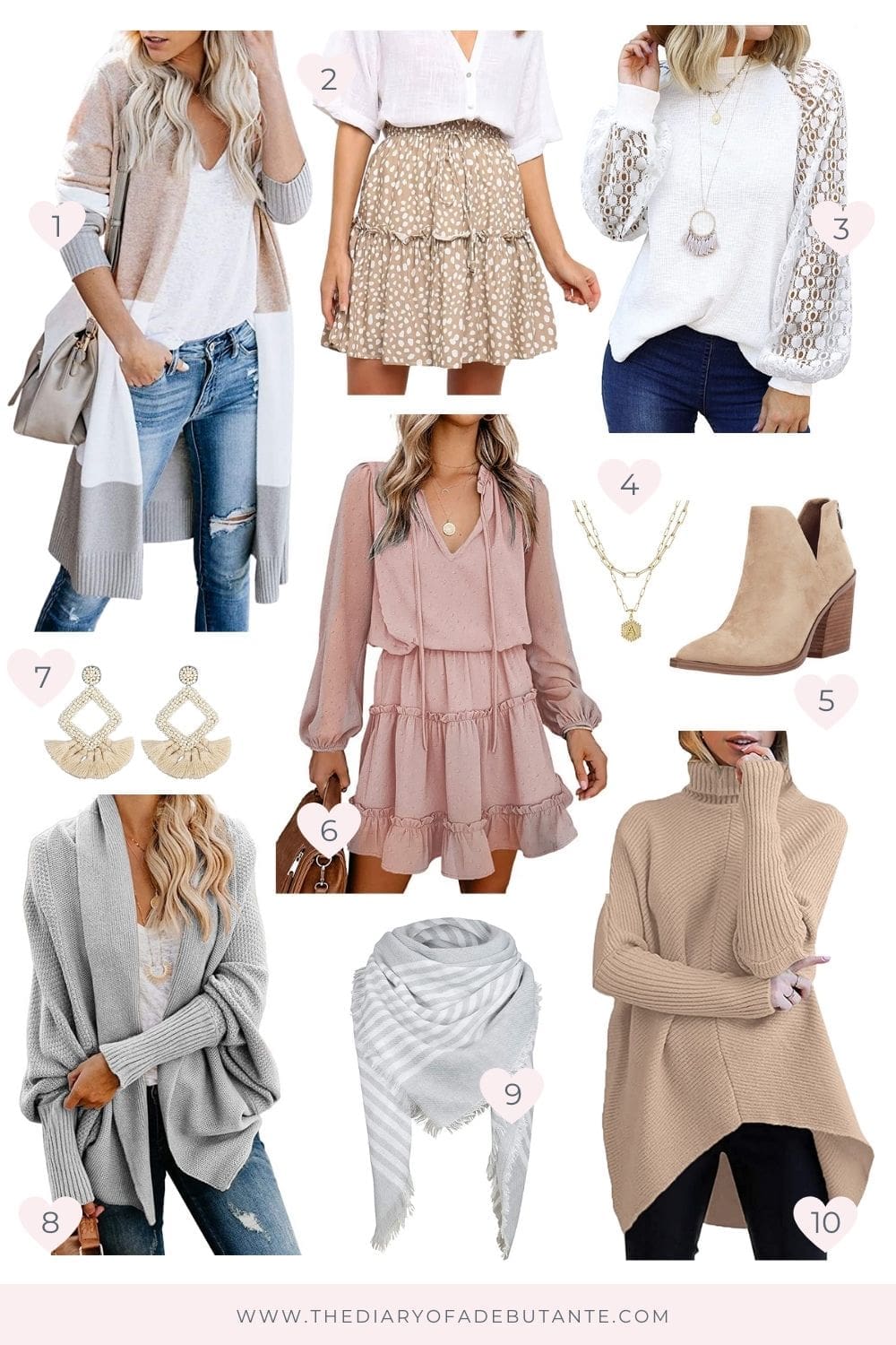 Top neutral Amazon Fashion finds for fall rounded up by affordable fashion blogger Stephanie Ziajka on Diary of a Debutante Top neutral Amazon Fashion finds for fall rounded up by affordable fashion blogger Stephanie Ziajka on Diary of a Debutante