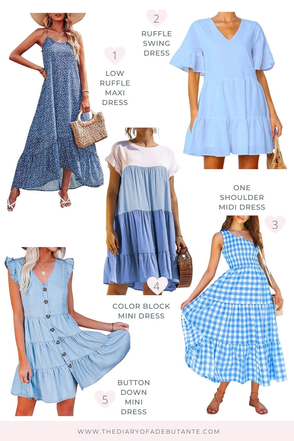 Affordable fashion blogger Stephanie Ziajka shares her favorite Amazon summer dresses under $50 on Diary of a Debutante Affordable fashion blogger Stephanie Ziajka shares her favorite Amazon summer dresses under $50 on Diary of a Debutante